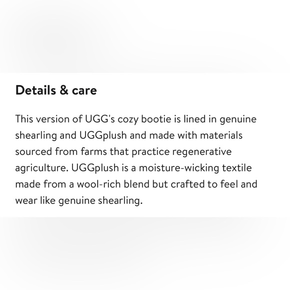 UGG Ultra Mini Tan Regenerate Leather & Shearling boots M6 W7 $190 ret NWT & Box - Picture 4 of 9